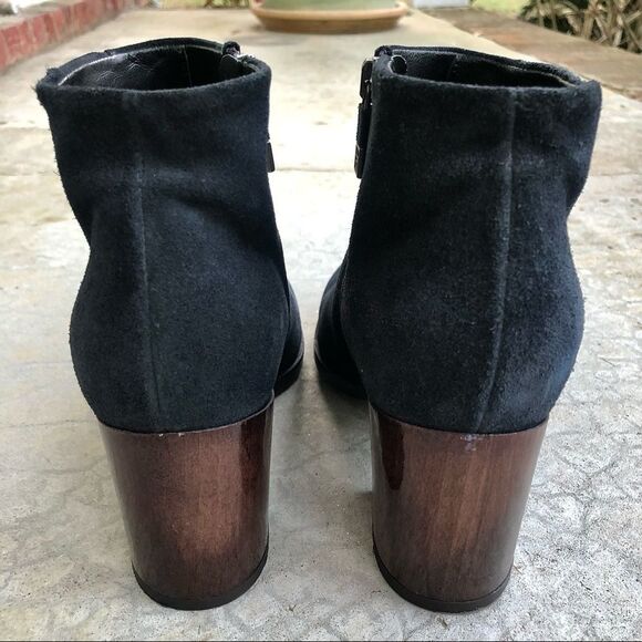 Alberto Fermani suede ankle boots booties blue gray 36 - Picture 5 of 8